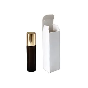 Essential oil Perfume 10ml roll on glass roller bottle custom packaging box