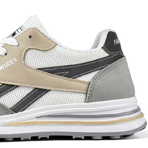 Nouvelles chaussures décontractées plates de style marche pour hommes et femmes, grandes tailles, en PU imperméable, semelle épaisse, maille respirante, été 2026 - Product Image 2
