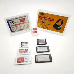 Mulit-color 소형 LCD ESL 전자 선반 라벨 WIFI 전자 잉크 디스플레이 가격표 상점을위한 디지털 가격표