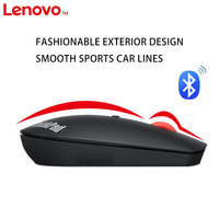 Mouse Nirkabel untuk ThinkPad 4Y50X88822 Dual untuk Kantor Mouse Laser Hitam Ergonomis Laptop Backlit untuk Kedua Tangan
