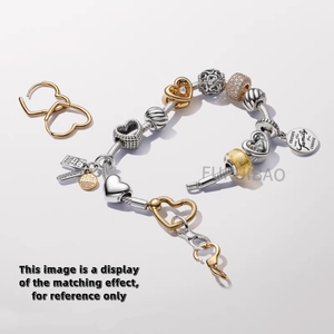 PandoraBBF 925 argento esclusivo Set bracciale incoronazione oro da te laurea cappello bella speranza Charm braccialetti per regalo - Product Image 2