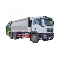 Vente Flash : Camion benne arrière diesel 6x4 robuste pour la collecte des déchets municipaux et les services d'assainissement urbain