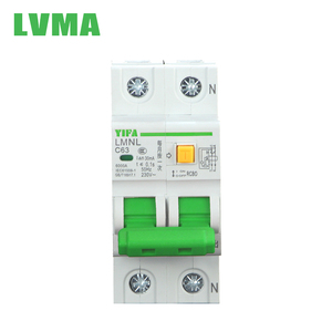 Lvma RCBO lmnl 1P + N C63 6kA dư hiện tại thu nhỏ Trái Đất rò rỉ ngắt mạch 6-63a C45 C65 L7 Din Rail - Product Image 2
