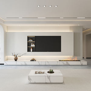 TV duvar dolabı askıya Modern lüks oturma odası ünitesi Stand by Me TV mobilya çözümü - Product Image 4