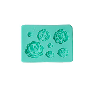 <b>Silicone</b> Rose Mold Set For Fondant Chocolate Cake Decorating DIY <b>Baking</b> Tools Flexible Reusable Non-Stick Molds - Product Image 5