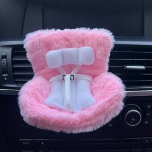 <strong>Car</strong> <strong>Seat</strong> <strong>for</strong> <strong>Dolls</strong> with Soft Furry Cushion <strong>for</strong> 10-17 cm <strong>Dolls</strong> Accessories <strong>Car</strong> <strong>Seat</strong> <strong>for</strong> Labobo Air Vent Clip &amp; Desktop Stand Cute - Product Image 6