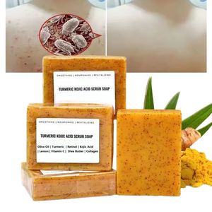 Hữu cơ nghệ Grit Xà phòng thanh với than hoạt tính & dầu chanh lỗ chân lông làm sạch sáng cơ thể chất tẩy rửa thuần chay xà phòng - Product Image 1