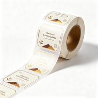 Etiquetas Personalizadas Haoxuan para Sets de Regalo de Té, Adhesivos Impresos en Papel Perlado con Lámina Dorada para Empaques de Té Premium Surtido