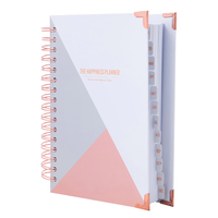 Agenda à spirale en papier avec Logo personnalisé, classeur A4/A5, pour Journal intime, carnet de notes personnalisable