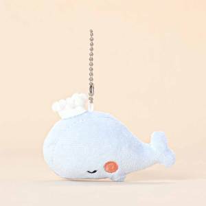 Lindo pequeño peluche corona ballena Peluches llavero suave MIni cetáceo muñeca océano mar peluche Animal juguete bolsa encanto mochila colgante - Product Image 2