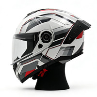Casque de moto rabattable en ABS avec visière certifié DOT – Vente en gros