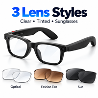 Lunettes Caméra IA S2 MAX 200W 1080P Anti-tremblement Appel Vidéo Traduction Reconnaissance IA UV400 Détection Tactile Intelligente 290mAh 3C