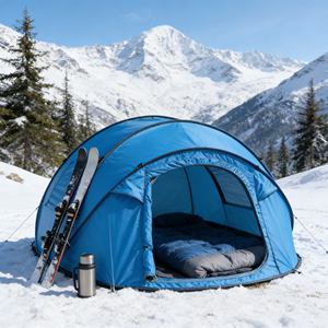 Tente de rassemblement extra large pour les grands groupes <span class=keywords><strong>ou</strong></span> les familles avec un espace ample pour socialiser <span class=keywords><strong>et</strong></span> dormir au camping - Product Image 1