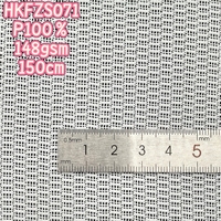Tissu 100% polyester 300D à motif ondulé, côtelé, tressé, jacquard ajouré, respirant et épais pour costumes féminins et de jeunes filles