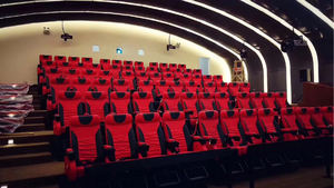 4D özel efekt sistemi ile VR eğlence dinamik platformu için 6 eksenli 5D hareket simülatörü sandalye - Product Image 4