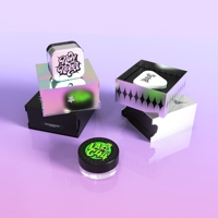 Caja de Papel Rígido con Cajón Deslizante Impresa Personalizada para Envasado de Frascos de Vidrio a Prueba de Niños de 5 ml