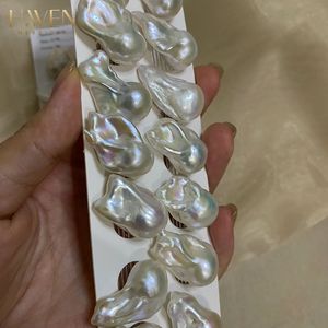 1A барокко 12-13 мм натуральный белый свободный бисер уникальная форма для S925 серебро Сделай Сам ювелирные изделия серьги - Product Image 1