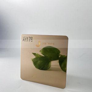 Placa de Acero Inoxidable M75 304 Color Oro Espejo Rosa, Pulido 8K, con Servicios de Doblado y Corte, Grosor Personalizado - Product Image 1