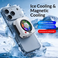 Nouveau refroidisseur de téléphone magnétique TL26-1 avec affichage numérique, dispositif de refroidissement semi-conducteur en ABS + alliage d'aluminium 100g pour téléphones de gaming et e-sport