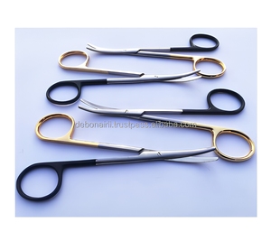 <strong>SuperCut</strong> Curved Surgical Scissors Razor Sharp &amp; Micro Serrated Stainless Steel Black Handle Wholesale Supplier - Product Image 6