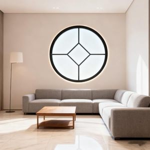 360 °   <span class=keywords><strong>Finestra</strong></span> Girevole per Capanno, Ricambio Rotondo in Lega di Alluminio per Casetta da Giardino e Casa, Oblò Circolare Durevole - Product Image 5