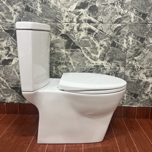 Hiện đại dual-tuôn ra kéo dài nhà vệ sinh đặt thiết bị vệ sinh nước tủ quần áo siphonic 2 hai mảnh gốm WC nhà máy Bán buôn giá rẻ - Product Image 5