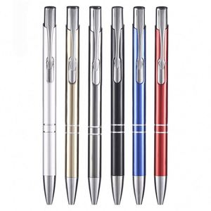 Stylo bille en métal multicolore à pression, écriture fluide, idéal pour le bureau, la promotion, la vente en gros, cadeau, papeterie - Stock limité - Product Image 2