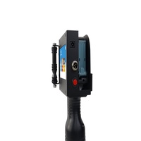 Impresora de chorro de tinta de mano de cabeza XP600 de alta definición, máquina de marcado para plástico, madera, papel, vidrio, cuero, Flex, estado usado