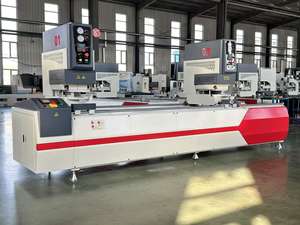 Máquina de Soldadura sin Costuras de Doble Cabezal de Aluminio YBKE de Alta Calidad, Núcleo de Motor de Alta Seguridad para Puertas y Ventanas de PVC/UPVC, Potencia de 2.5Kw - Product Image 3