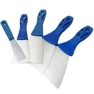 Outil <span class=keywords><strong>de</strong></span> plâtrage DIY avec lame en acier inoxydable, manche en plastique thermolaqué, <span class=keywords><strong>spatule</strong></span> à bois, truelle, couteaux à mastic pour réparation <span class=keywords><strong>de</strong></span> cloisons sèches - Product Image 1