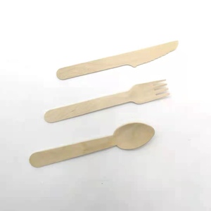 140mm <span class=keywords><strong>Precio</strong></span> <span class=keywords><strong>de</strong></span> fábrica Cubiertos <span class=keywords><strong>de</strong></span> <span class=keywords><strong>madera</strong></span> desechables Cuchillo Tenedor Cuchara - Product Image 3