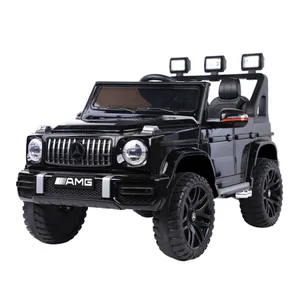 Toptan elektrikli çocuklar için oyuncak araba 4 çekişli büyük Jeep arabada binmek 10 yaşında çocuk için