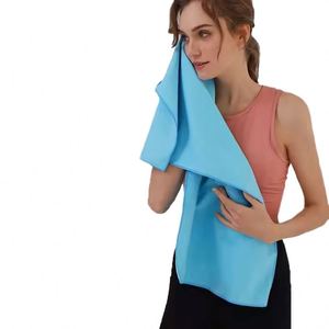 Serviette de sport portable, grande, douce, antidérapante, à séchage rapide, absorbant la transpiration, double face, mini, pour la plage et le yoga, en microfibre imprimée - Product Image 4