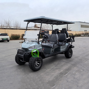 Voitures de <span class=keywords><strong>golf</strong></span> électriques <span class=keywords><strong>4</strong></span> places, style rétro, tout-terrain, longue portée, pour le désert, le camping, les zones de loisirs en plein air - Product Image 4