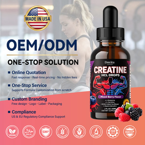 Créatine Hydrochloride en Gros en Vrac Gouttes OEM Marque Personnalisée Haute Absorption Absorption Rapide Pré-Entraînement Soutien à la Croissance Musculaire - Product Image 1