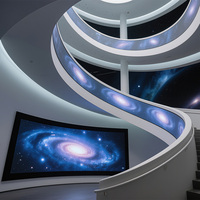 Écran LED Intérieur Irrégulier - Léger Formes Spéciales Taux de Rafraîchissement 3840Hz Étanche IP65 HDR10+ pour Décoration de Casino & Théâtres