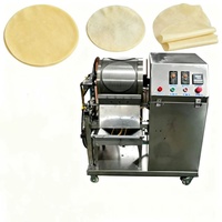 Machine entièrement automatique pour la fabrication de feuilles de rouleaux de printemps, de crêpes, de lumpia, de samosas et de feuilles de rouleaux d'œufs, à usage commercial, à vendre