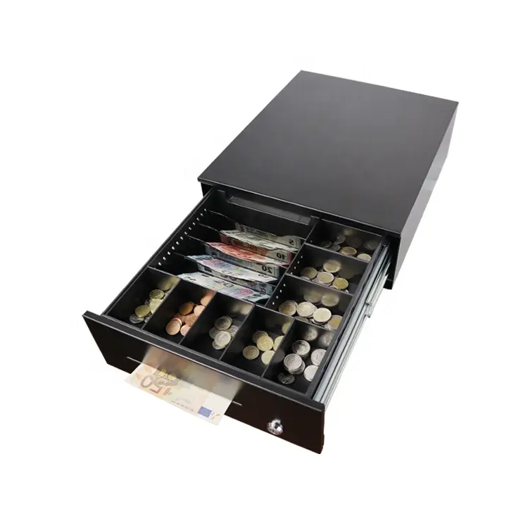Система POS, металлический ящик для хранения денег, маленький ящик для монет 6 купюр 8