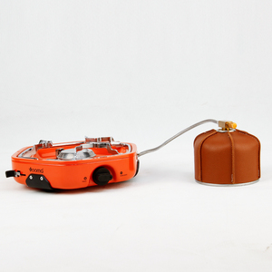 Fornello da Picnic portatile da campeggio all'aperto, adatto per viaggi in famiglia, Modulare antivento, utilizza carburante propano - Product Image 2