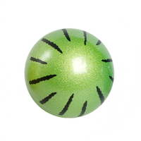 Balle rebondissante creuse en caoutchouc colorée personnalisée de 6,3 cm pour le sport et le soulagement du stress