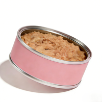Comida Húmeda para Gatos en Lata de 85g, Premium, Sin Granos, Alto Contenido de Carne, Alto en Proteínas, con Pollo, Atún, Salmón, Pato y Res, para la Salud Digestiva