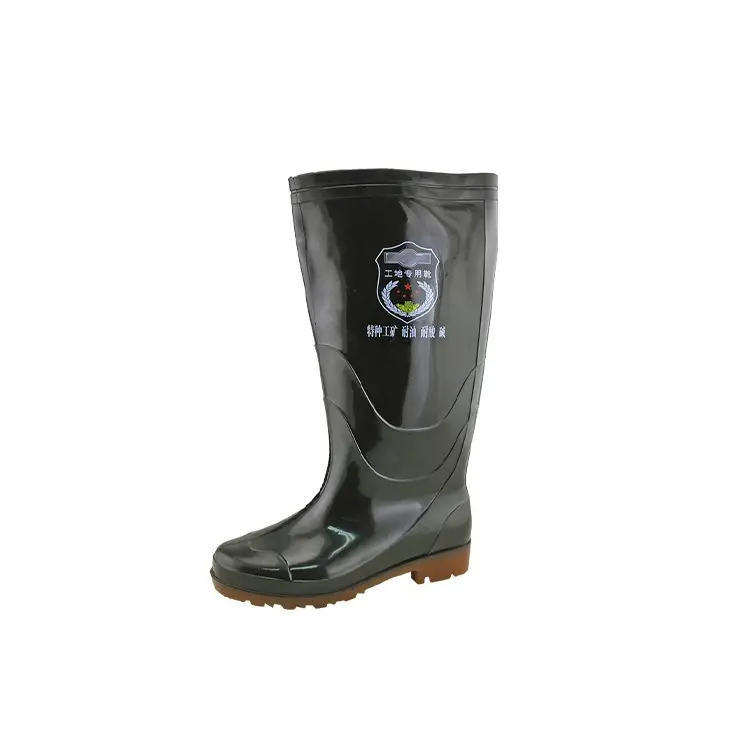 KINGUARD Welly Outsole Rain Boots Men Rubber Boots Shoes Waterproof Oil Acid Alkali Resistant Pvc Adult CE Customized Unisex