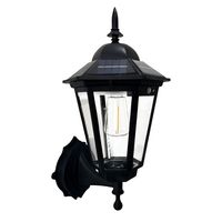 Lanterne solaire d'extérieur à flamme artificielle, lumière décorative suspendue, lampe de jardin pour cour