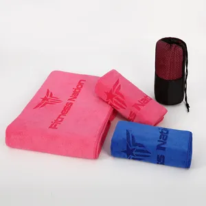 Custom 400gsm Microfiber Gym Sport Set Handdoek Club Voetbal Basketbal Team Handdoek Rally Handdoek Set Sublimatie Afdrukken