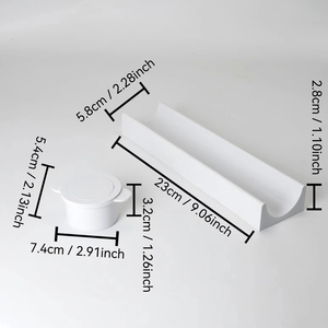 Ensemble de moules à gâteau carrés en plastique écologique, 2 pièces, pour bonbons et sucettes, cuisson facile et sans effort pour les fêtes et les desserts - Product Image 3