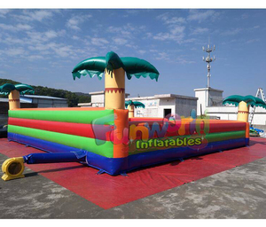 Trẻ em cây cọ bong bóng Pit <span class=keywords><strong>Inflatable</strong></span> nhảy Bouncer Máy bọt với bọt hồ bơi - Product Image 5