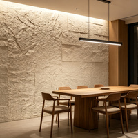 Revêtement en pierre ultra-fin 20 mm |   Revêtement décoratif 1200*600mm, texture aléatoire, 1-1,2 kg |   Pour les murs, les armoires et les accents intérieurs