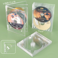 Boîtes en plastique pour Blu-Ray en vrac YUZMEI, boîtes standard pour DVD multi-disques, boîtes pour DVD simple disque, boîtes pour CD/DVD Digi Tray, boîtes transparentes pour CD/DVD double Digipak