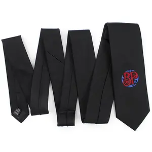 Shengzhou Wholesale Handmade Male Necktie Corporate Slim Skinny Create Your Own Design Magic BP Woven Silk Ties Men Custom Logo