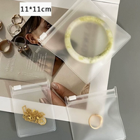 Sac de rangement pour bijoux en EVA givré anti-oxydation - Pochette zippée pour boucles d'oreilles, anneaux, colliers, bracelets, câbles de données